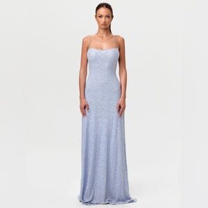Naked Wardrobe Sequin Maxi Dress